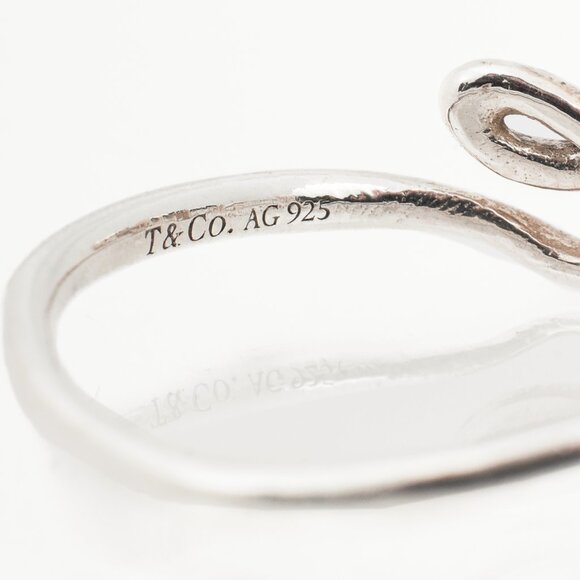 Tiffany & Co. Paloma's Graffiti Love Sterling Silver Ring - Picture 4 of 5